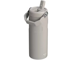 Gertuvė Stanley The IceFlow Flip Straw 2.0 Bottle termospullo, 0,47 l, Ash