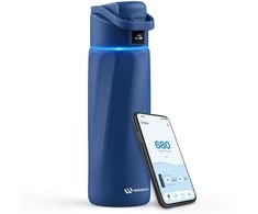 Gertuvė WaterH BOOST Chug Lid älyjuomapullo, 710 ml, Magnetite Mėlyna