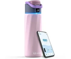Gertuvė WaterH BOOST Chug Lid älyjuomapullo, 710 ml, vaaleanpunainen