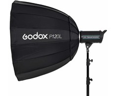 „Godox P120L“ parabolinė šviesdėžė su Bowenso laikikliu, 120 cm