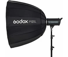 „Godox P120L“ parabolinė šviesdėžė su Bowenso laikikliu, 120 cm