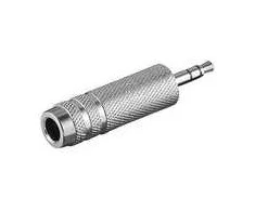 Goobay 3,5 mm vyriškas ir 6,3 mm moteriškas garso adapteris