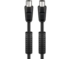 Goobay antenos laidas, 1,5 m, juodas