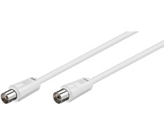 Goobay antenos laidas, 20 m, baltas