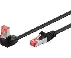 Goobay | Komutacinis kabelis | 51544 | RJ-45 | RJ-45 90°