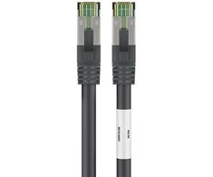 Goobay CAT8.1 S / FTP (PiMF) tinklo kabelis, 2 m, juodas