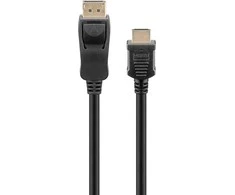 „Goobay“ kabelis „DisplayPort“ į HDMI™ adapterio laidas, – Kabelio ilgis 5 m