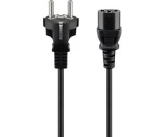 Goobay GB VIRTAKAAPELI 1.5M, MUSTA