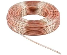 Goobay Cable Garsiakalbio Kabelis Skaidrus CCA - Kabelio ilgis 50 m