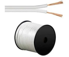 Goobay garsiakalbio laidas, 2x2,5 mm, 100 m, baltas, ant ritės