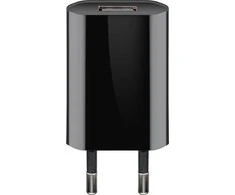 Goobay Micro-USB 5 W pakrovėjas + laidas, 1 m, juodas
