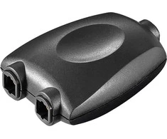Adapteris AV Goobay Skaitmeninis Toslink garso skirstytuvas 1 to 2 juoda - Juodas spalvota versija