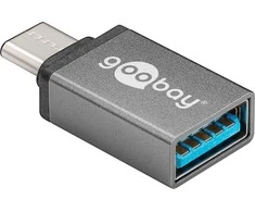 Goobay USB-C – 3.0 adapteris, pilkos spalvos