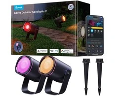 Govee H7093 RGBICWW lauko prožektoriai | LED apšvietimas | Lauko, 750 lm, 2,4 GHz „Wi-Fi“ + „Bluetooth“