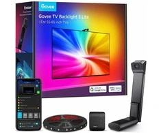 Govee TV apšvietimas 3 lite | LED juostelė | skirtas 55-65 colių televizoriui, Wi-Fi, Bluetooth, RGBIC