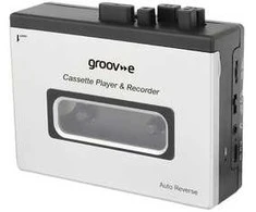 Groov-e PS530SR kannettava kasettisoitin Bluetoothilla