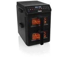 Gruzdintuvė Princess Double Stack Airfryer | 182490 | Power 3000 W | Capacity 11.2 L | Juodas