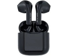 Happy Plugs Joy Belaidės ausinės, juodos spalvos