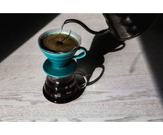 Hario V60 Dripper 02 keramikinis kavos filtras, pilkas