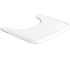 Padėklas Hauck Alpha Wooden Tray Alpha+ Beta+ kėdei, baltas