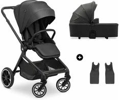 Hauck Move N Care Set yhdistelmävaunut, Juodas
