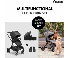 Hauck Move N Care Set yhdistelmävaunut, Juodas