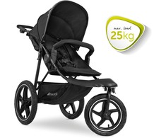 Hauck Runner 2 -rattaat, Juodas