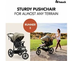 Hauck Runner 3 rattaat, Olive