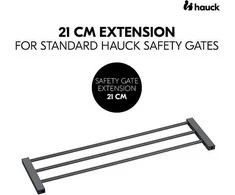 Hauck Safety Gate Extension 21 cm -turvaportin jatkopala, tummanharmaa