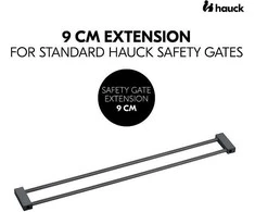 Hauck Safety Gate Extension 9 cm -turvaportin jatkopala, tummanharmaa