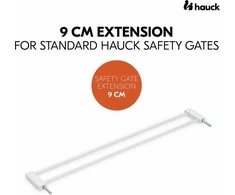 Hauck Safety Gate Extension 9 cm -turvaportin jatkopala, valkoinen
