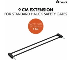 Hauck Safety Gate Extension 9 cm -turvaportin jatkopala, musta