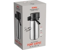 Heirol pumpputermos, 2,2 l, terässisus