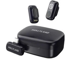 „Hollyland LARK A1 Duo“ su USB-C imtuvu ir įkrovimo dėklu