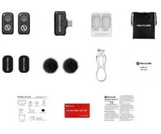 „Hollyland LARK A1 Mini Duo“ su USB-C imtuvu