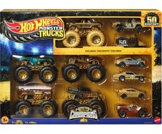 Hot Wheels Monster Trucks Bigfoot Trophy Champions autokokoelma
