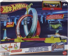 WYRZUTNIA HOT WHEELS NEON SPEEDERS MATTEL
