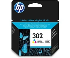 Hewlett Packard (HP) HP 302 trispalvė rašalinio spausdintuvo kasetė