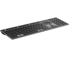 HP 725 Multi-Device Rechargeable Belaidė klaviatūra, Full-size (100%), Wireless, RF belaidė + Bluetooth, Pilkas