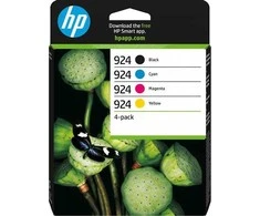 HP 924 -mustekasetti, neliväri