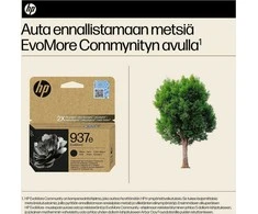 HP 937e EvoMore -mustekasetti, musta