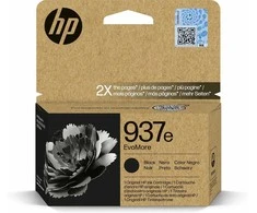 HP 937e EvoMore -mustekasetti, musta
