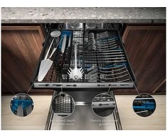 Indaplovė Electrolux 900 ComfortLift astianpesukone, teräs (ESC87311UX)