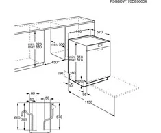 Indaplovė Electrolux ESS42200SX astianpesukone, teräs