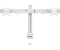 Laikiklis InLine® Aliuminio monitorius desk mount for 2 monitors iki 32", 8kg