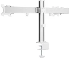 Laikiklis InLine® Aliuminio monitorius desk mount for 2 monitors iki 32", 8kg