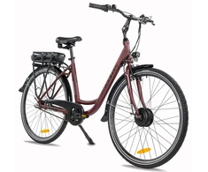 Insera e-Boulevard 28 3-vaihteinen sähköpyörä, 50 cm, punainen