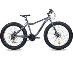 Dviratis Insera Muffle 26 Fatbike, 48 cm, pilkas