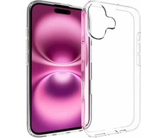 Dėklas Insmat Crystal -takakuori, Apple iPhone 16, kirkas