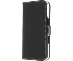 Insmat Exclusive Flip Case piniginės dėklas, Apple iPhone 16, juodas